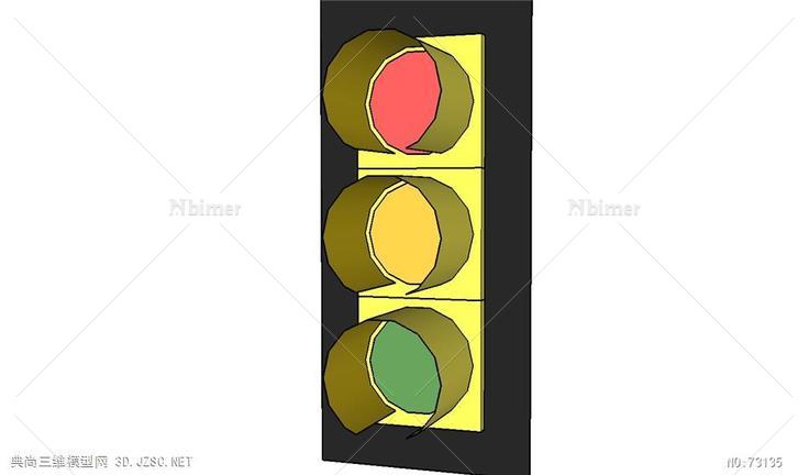 电线杆电话庭TrafficSignalStoplight3lights12i