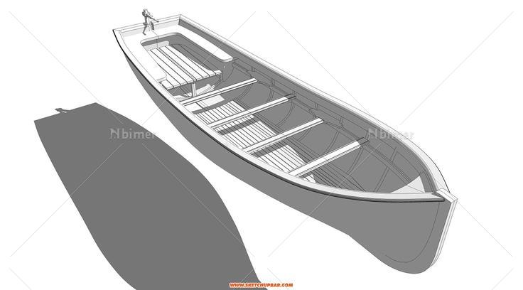 小船的模型设计分享一下