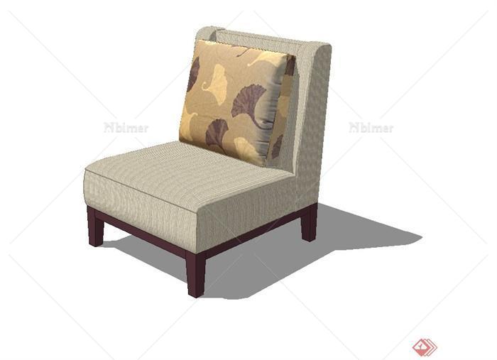 现代室内装饰椅子设计su模型