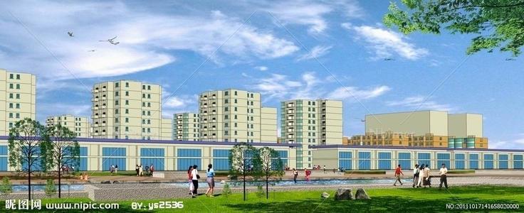 sketchup小区住宅后期效果图图片