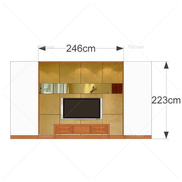 柜子-电视柜-Entertainment Center-024