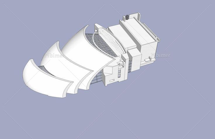 文化馆(48654)su模型下载