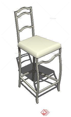 一个现代风格座椅SU模型素材（4）