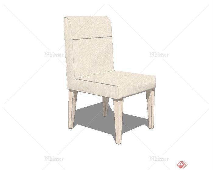 现代简约风格室内座椅设计su模型