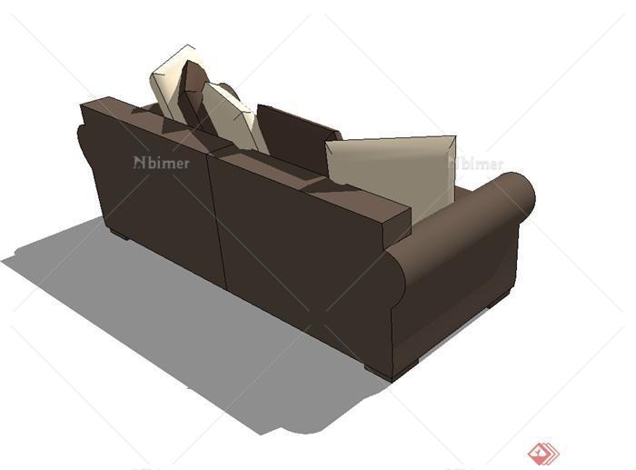 现代风格客厅室内沙发设计SU模型[原创]