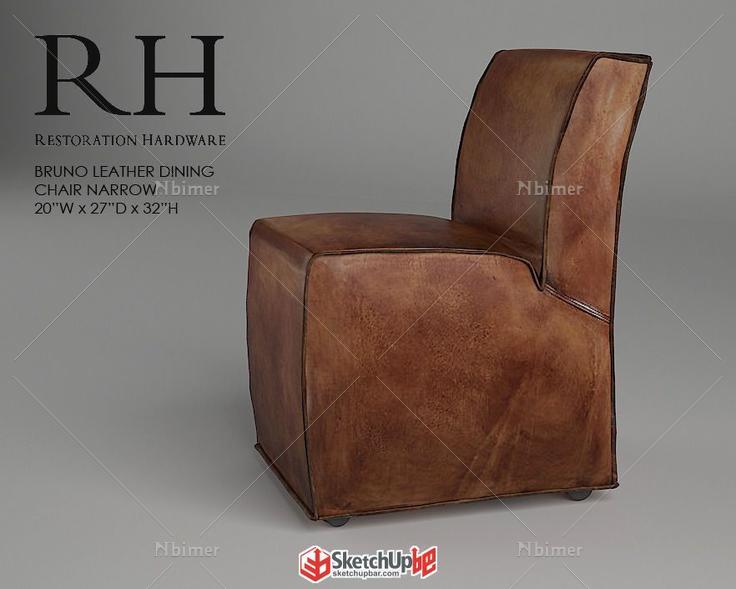 Restoration Hardware Bruno 高級皮革沙發椅