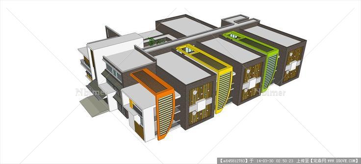 Sketch Up 精品模型---幼儿园