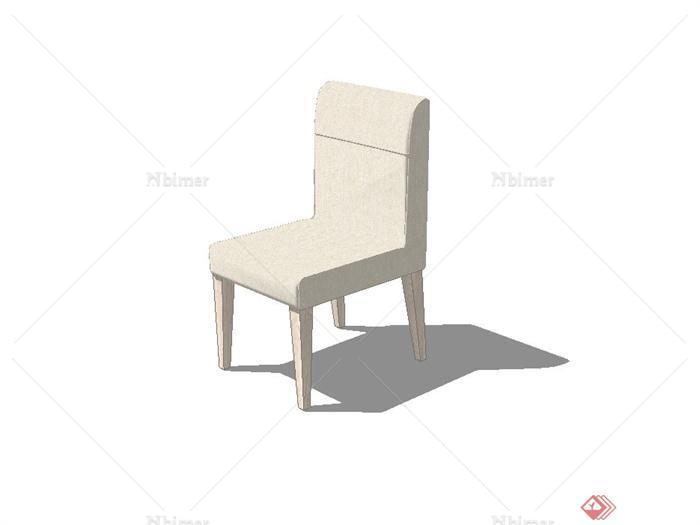 现代简约风格室内座椅设计su模型