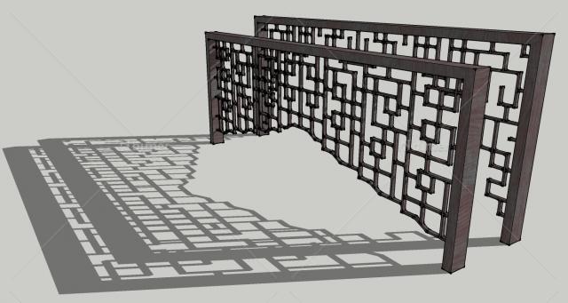 中国古建筑室内构件之隔断、挂落、花牙子