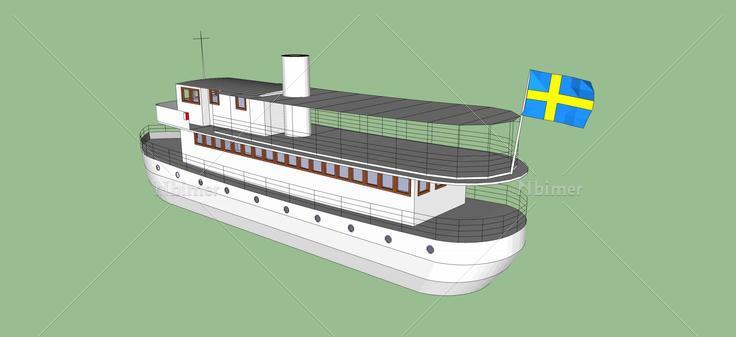 交通工具-船(58847)su模型下载