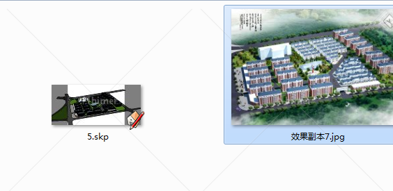 居住区整体模型及效果图下载