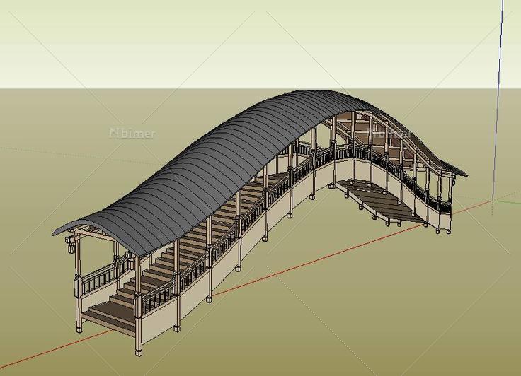 中式桥 桥(114363)su模型下载