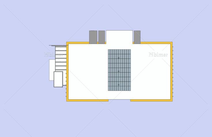 现代多层办公楼(51825)su模型下载