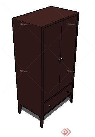设计素材之家具 柜子衣柜设计素材su模型8