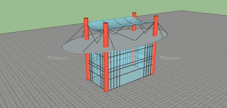 现代风格小建筑(78802)su模型下载