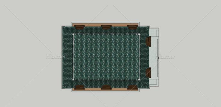 欧式独栋别墅(34130)su模型下载