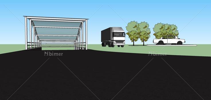 车库入口(69793)su模型下载