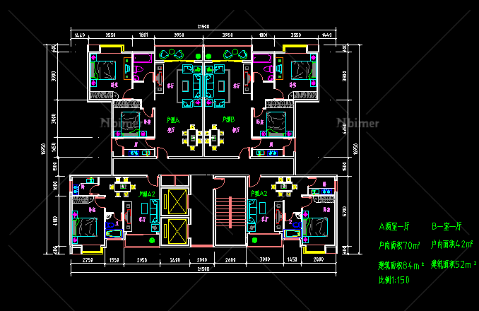 某居住区建筑设计SU模型（含CAD方案图）[原创]