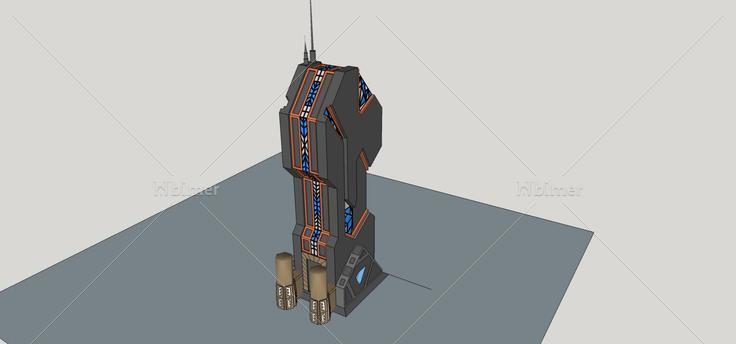 异形建筑(72497)su模型下载