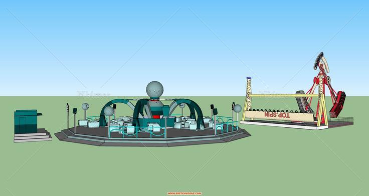 自己收集的游乐场模型，总有一个你用的上