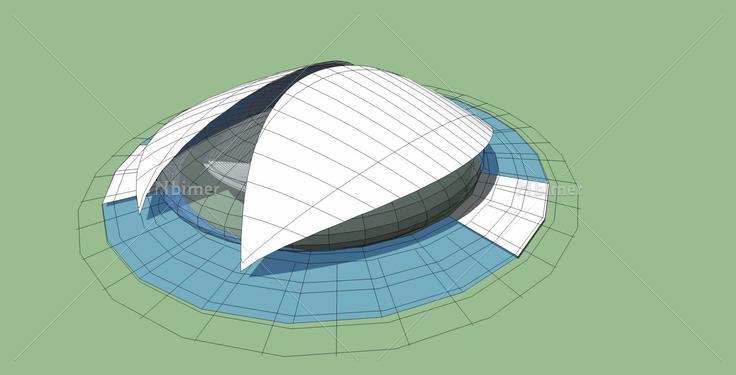 网球场(35712)su模型下载