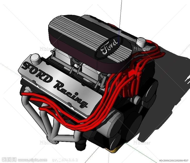 福特汽车发动机图片