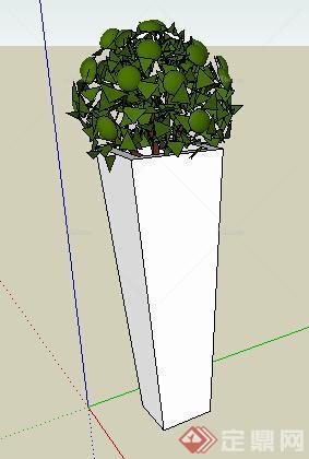 设计素材之盆景植物设计素材su模型