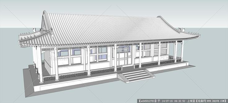 Sketch Up 精品模型---中国古建-大殿