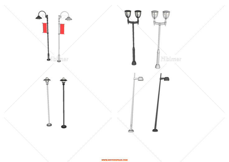 收集的路灯模型，很精致