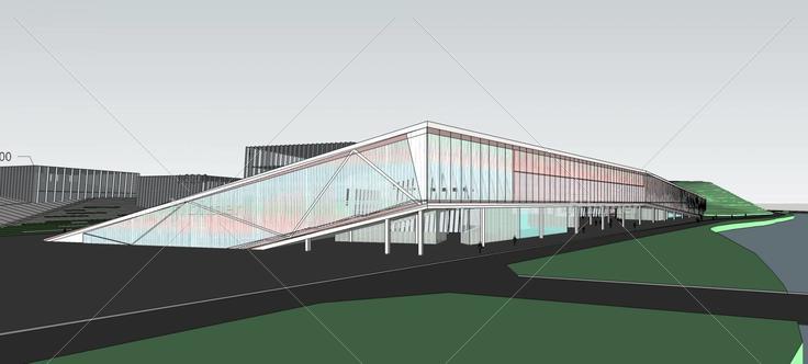 南方科技大学学校实验楼(82300)su模型下载