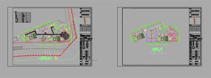 某现代风格小区内多个建筑设计方案图+SU模型[原