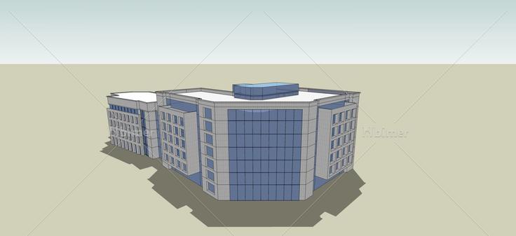 现代办公楼(58776)su模型下载