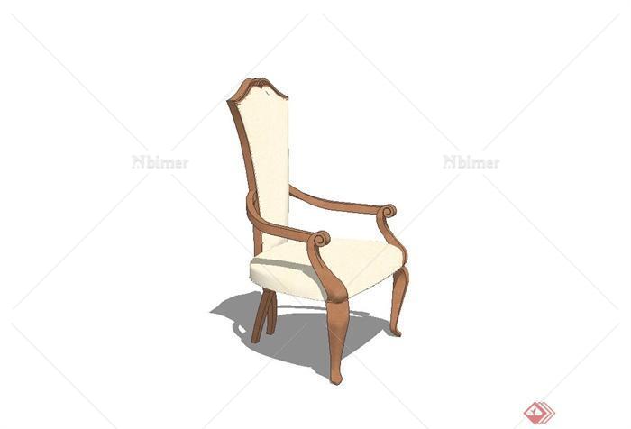 某欧式室内座椅设计su模型
