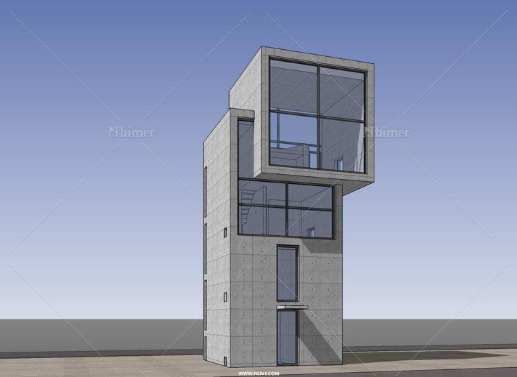 安藤忠雄建筑作品4X4住宅