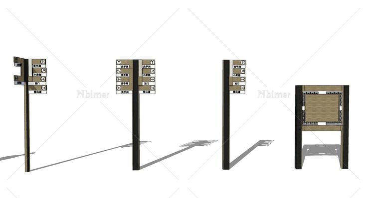 景区标识系统3(105122)su模型下载