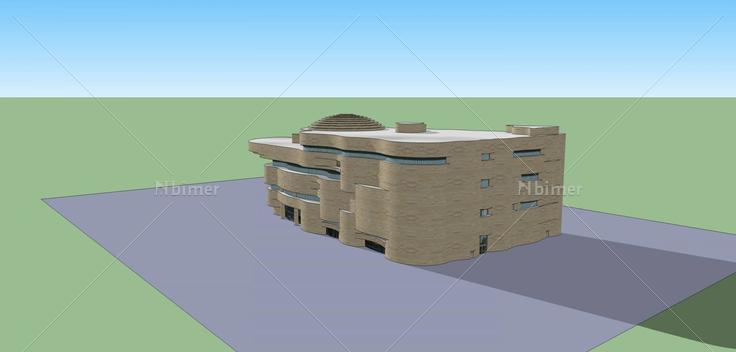 美国印第安人国家博物馆(40921)su模型下载