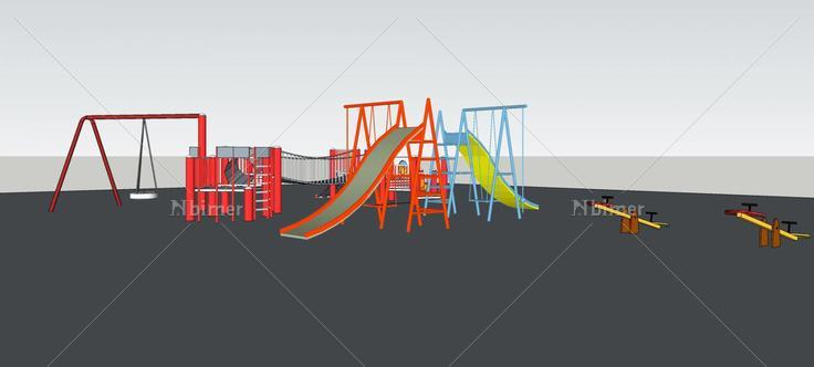 儿童游乐设施(76622)su模型下载
