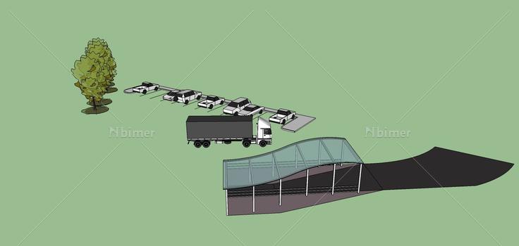 车库入口(69793)su模型下载