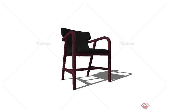 现代简约风格沙发座椅设计su模型[原创]