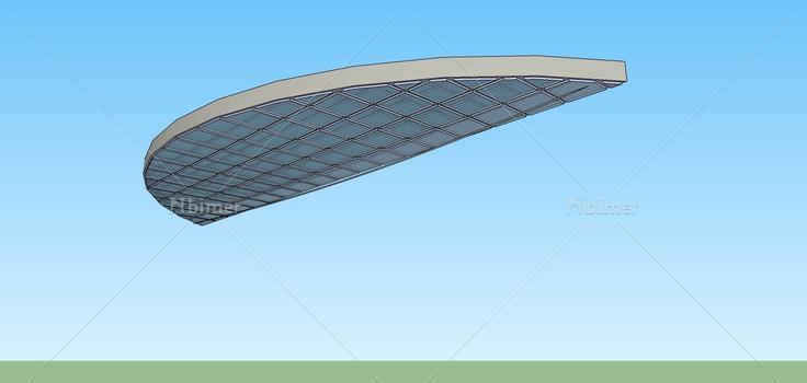 建筑构件-雨棚(70302)su模型下载