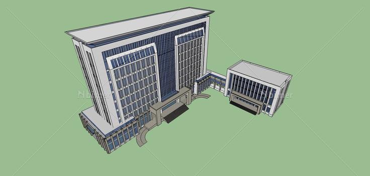 政府办公楼(70521)su模型下载