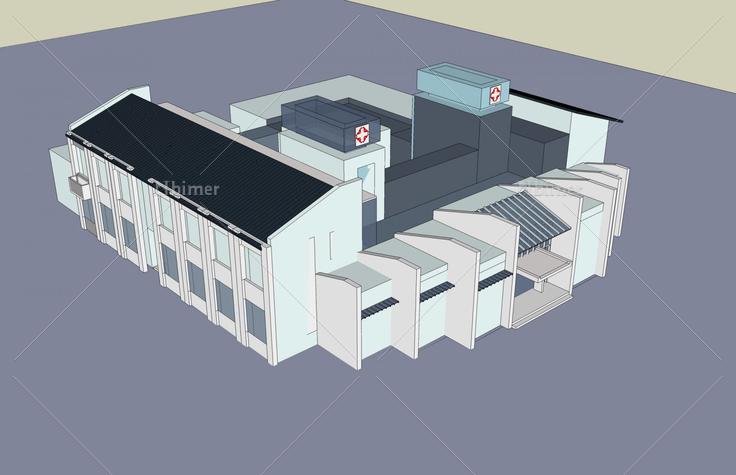 小医院(53017)su模型下载