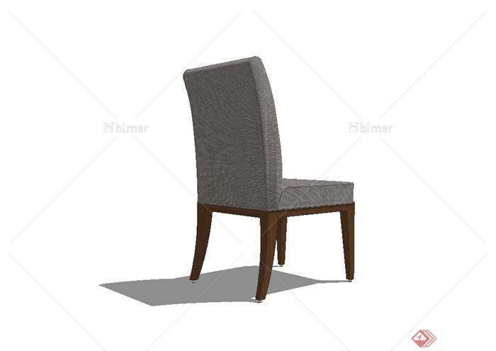 现代简约咖啡厅椅子设计su模型