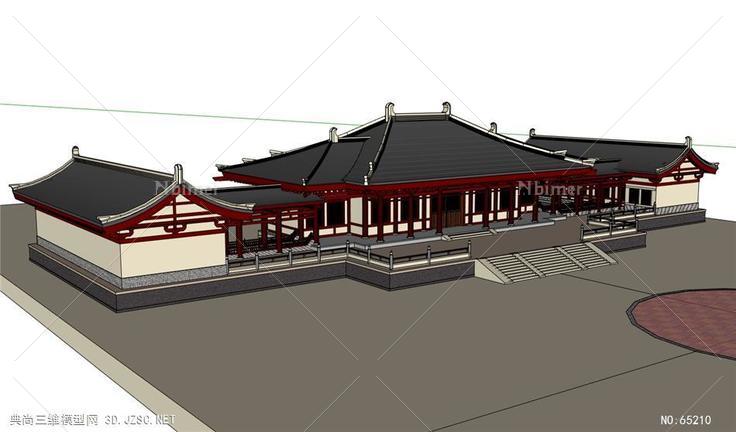 SketchUpBBS下载-纪念堂12古建