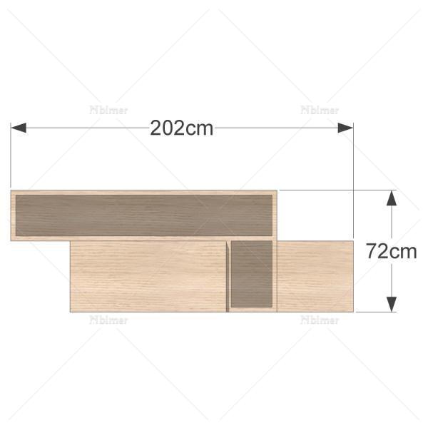 柜子-层板架-Bookcase-001