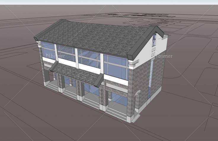 中式民居(39131)su模型下载