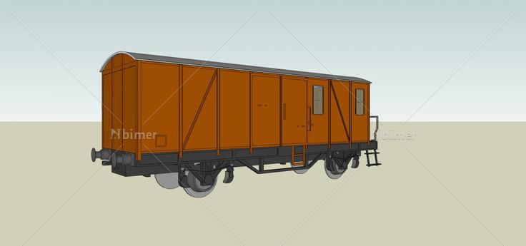 火车(69877)su模型下载