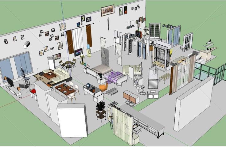 家具合集类sketchup家具模型室内