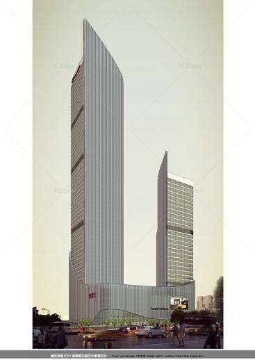超高层商办大厦概念方案Su精细设计模型[原创]