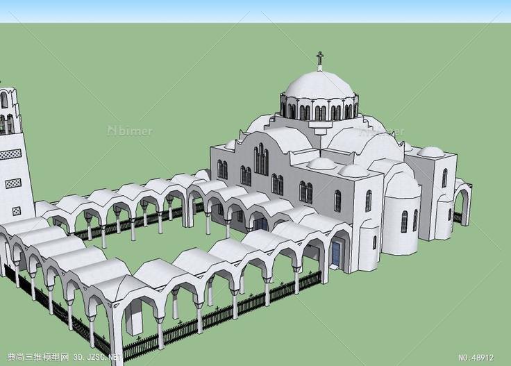 教堂ypapanti(2)(2)(1)宗教 su模型 3d